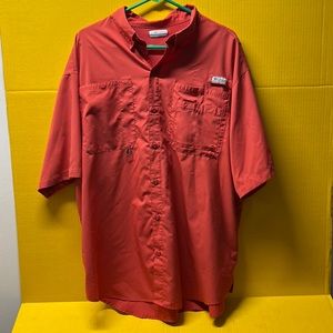 Columbia Sportswear Company Omni Shade Corral short sleeve button down shirt XL
